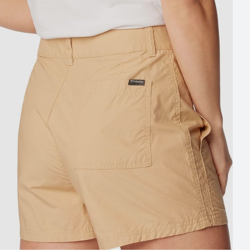 NWT Women’s Columbia Holly Hideaway Tan Shorts Regular Fit Size 6 - Picture 9 of 9